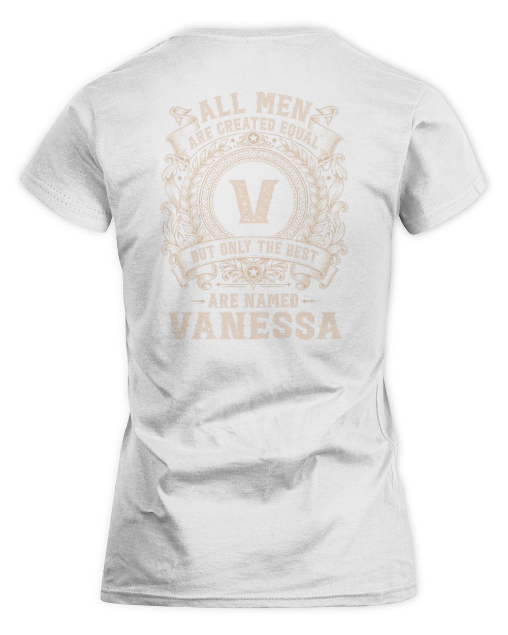 All Men Are Created Equal Cool Logo Shirt VANESSA M1-60 / Women's Standard T-Shirt / white