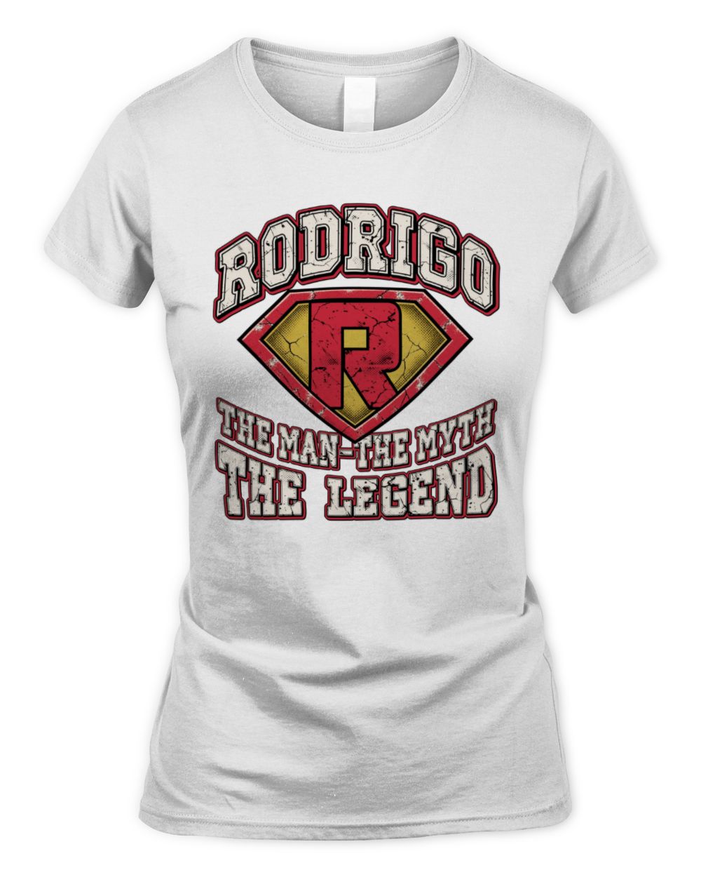 The Man The Myth The Legend Superman Graphic T-Shirt RODRIGO M1-74 / Women's Standard T-Shirt / white