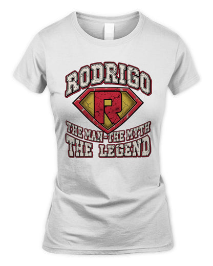 The Man The Myth The Legend Superman Graphic T-Shirt RODRIGO M1-74 / Women's Standard T-Shirt / white