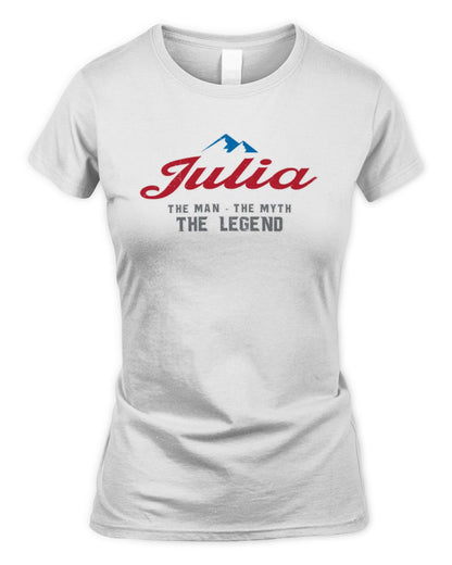 The Man The Myth The Legend Coors Light Beer T-Shirt JULIA M1-S84 / Women's Standard T-Shirt / white