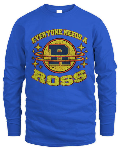 Everyone Needs a Your Name Shirt ROSS M1-76 / Men's Long Sleeved T-Shirt / royal