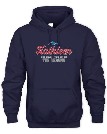 The Man The Myth The Legend Coors Light Beer T-Shirt KATHLEEN M1-S84 / Unisex Hoodie / navy