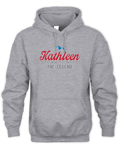 The Man The Myth The Legend Coors Light Beer T-Shirt KATHLEEN M1-S84 / Unisex Hoodie / sport grey