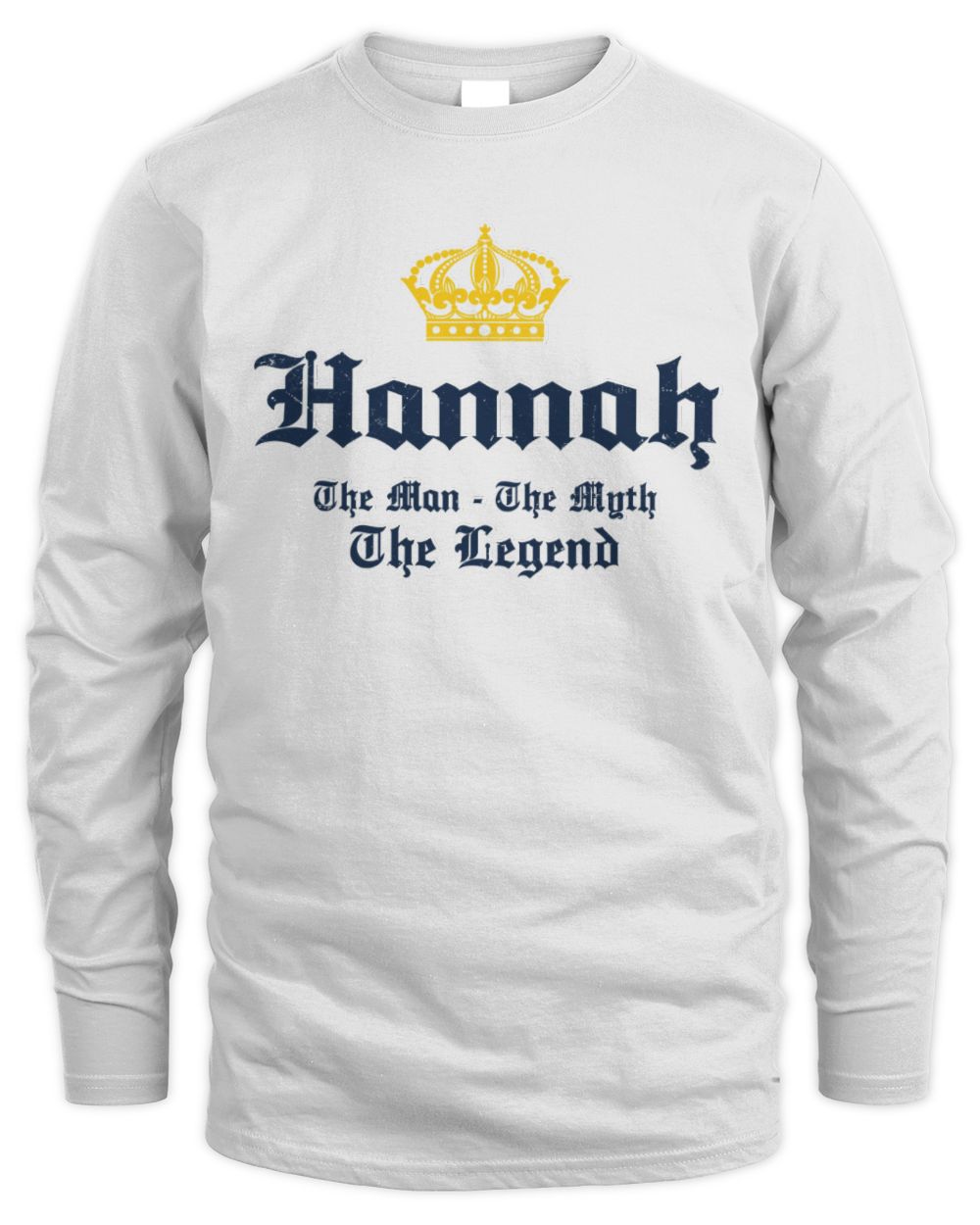 The Man The Myth The Legend Corona Beer T-Shirt HANNAH M1-S83 / Men's Long Sleeved T-Shirt / white