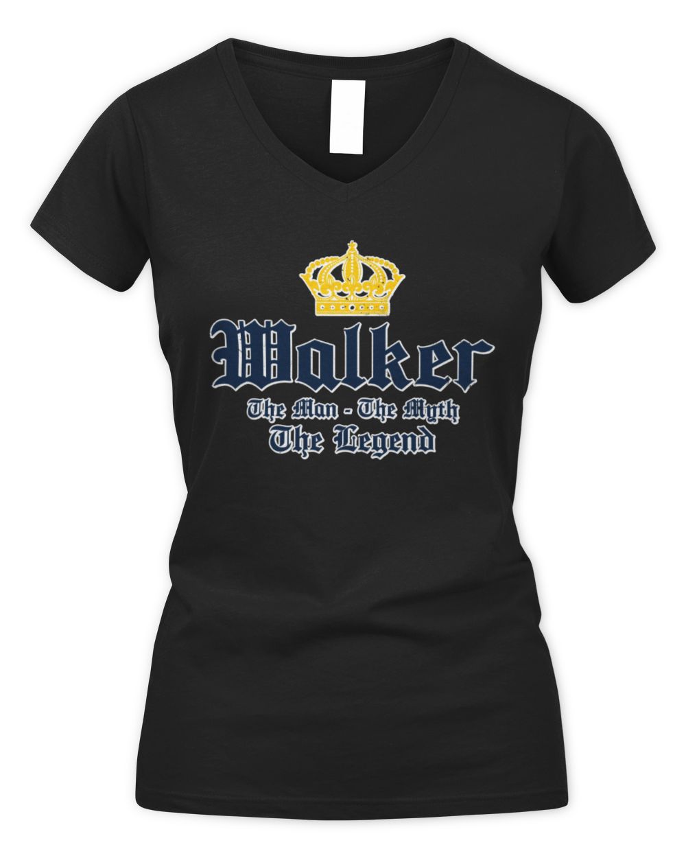 The Man The Myth The Legend Corona Beer T-Shirt WALKER M1-S83 / Women's V-Neck T-Shirt / black