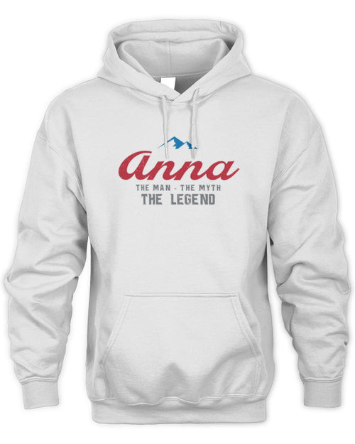 The Man The Myth The Legend Coors Light Beer T-Shirt ANNA M1-S84 / Unisex Hoodie / white