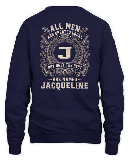 All Men Are Created Equal Cool Logo Shirt JACQUELINE M1-60 / Unisex Sweatshirt / navy