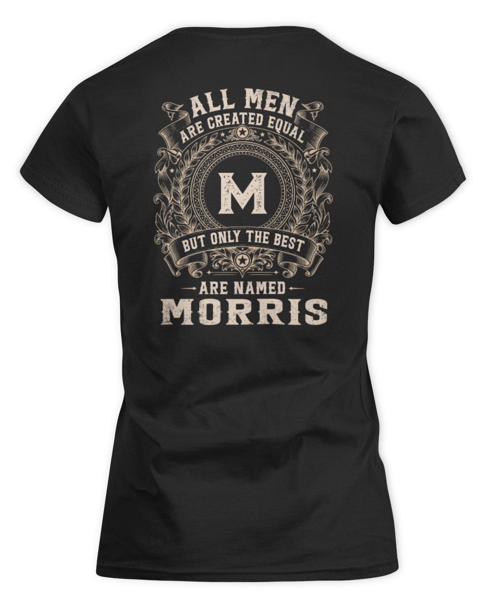 All Men Are Created Equal Cool Logo Shirt MORRIS M1-60 / Women's Standard T-Shirt / black