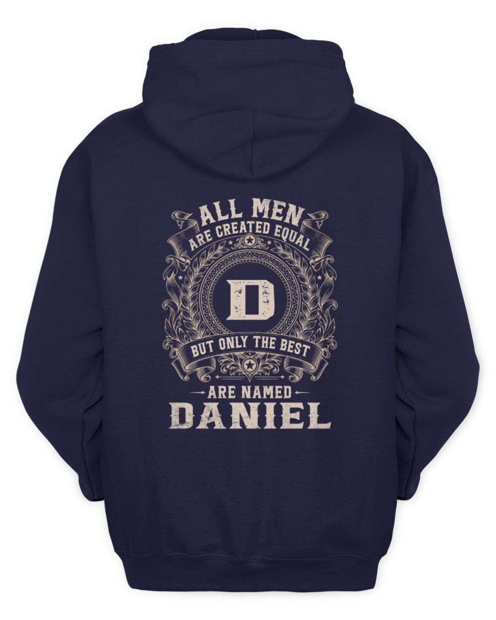 All Men Are Created Equal Cool Logo Shirt DANIEL M1-60 / Unisex Hoodie / navy
