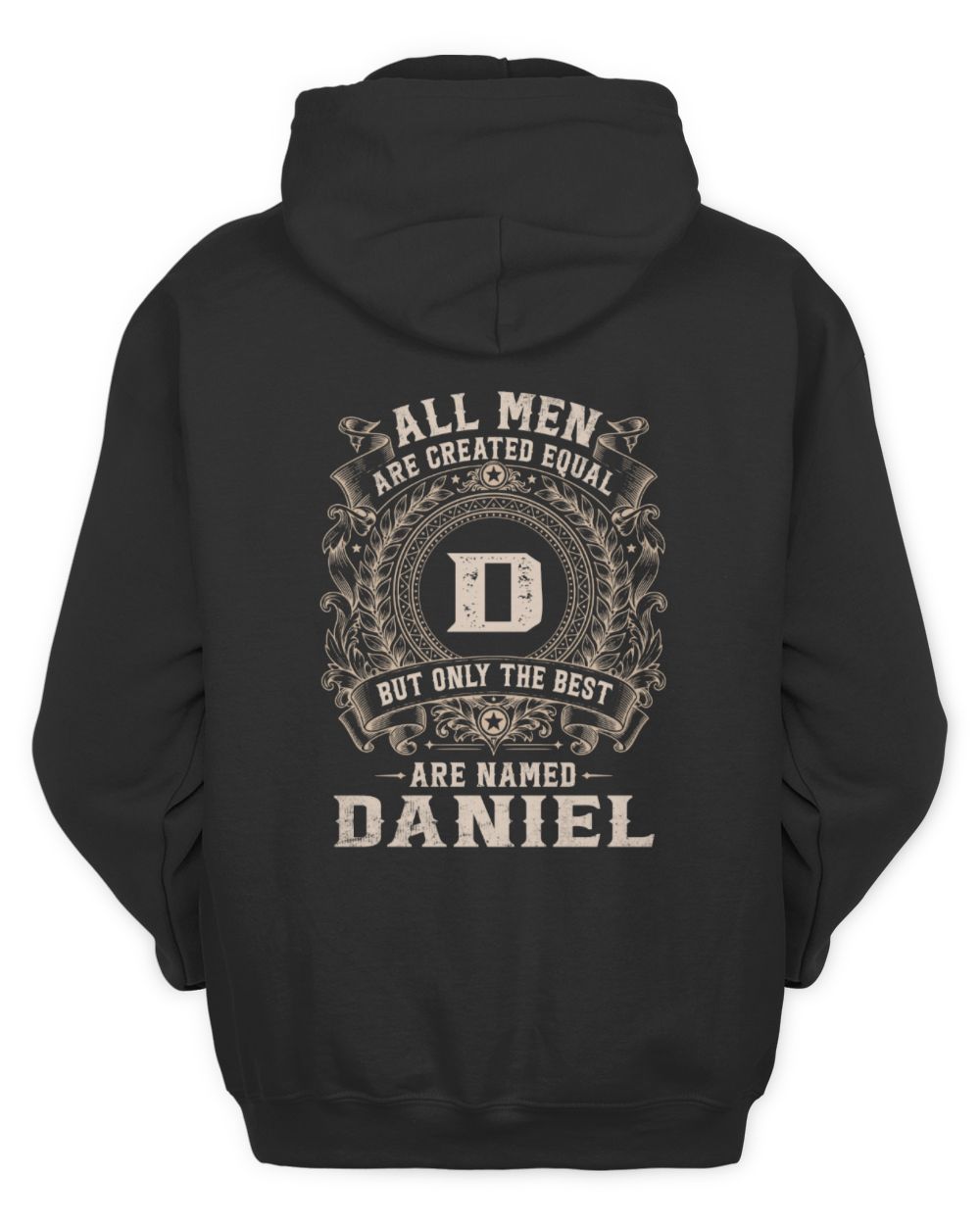 All Men Are Created Equal Cool Logo Shirt DANIEL M1-60 / Unisex Hoodie / black