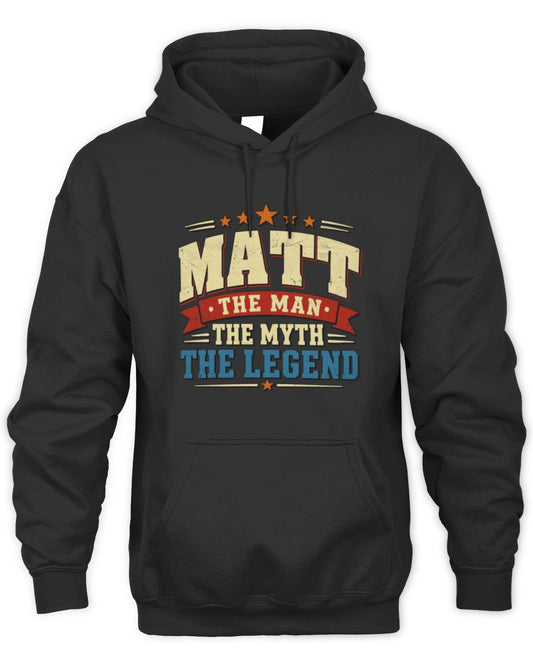 The Man The Myth The Legend Ribbon Vintage T-Shirt MATT M1-56 / Unisex Hoodie / black