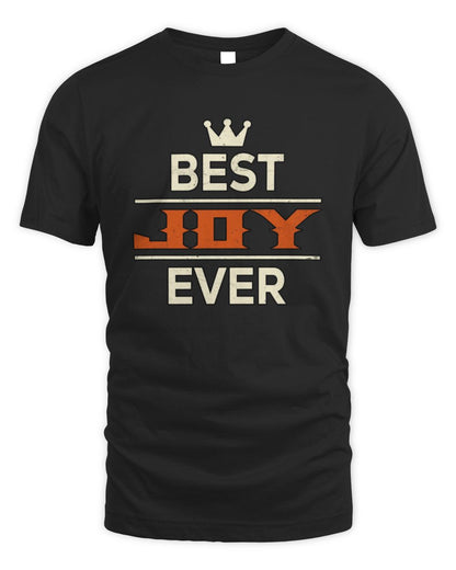 Best Your Name With Crown Shirt JOY M1-59 / Unisex Standard T-Shirt / black