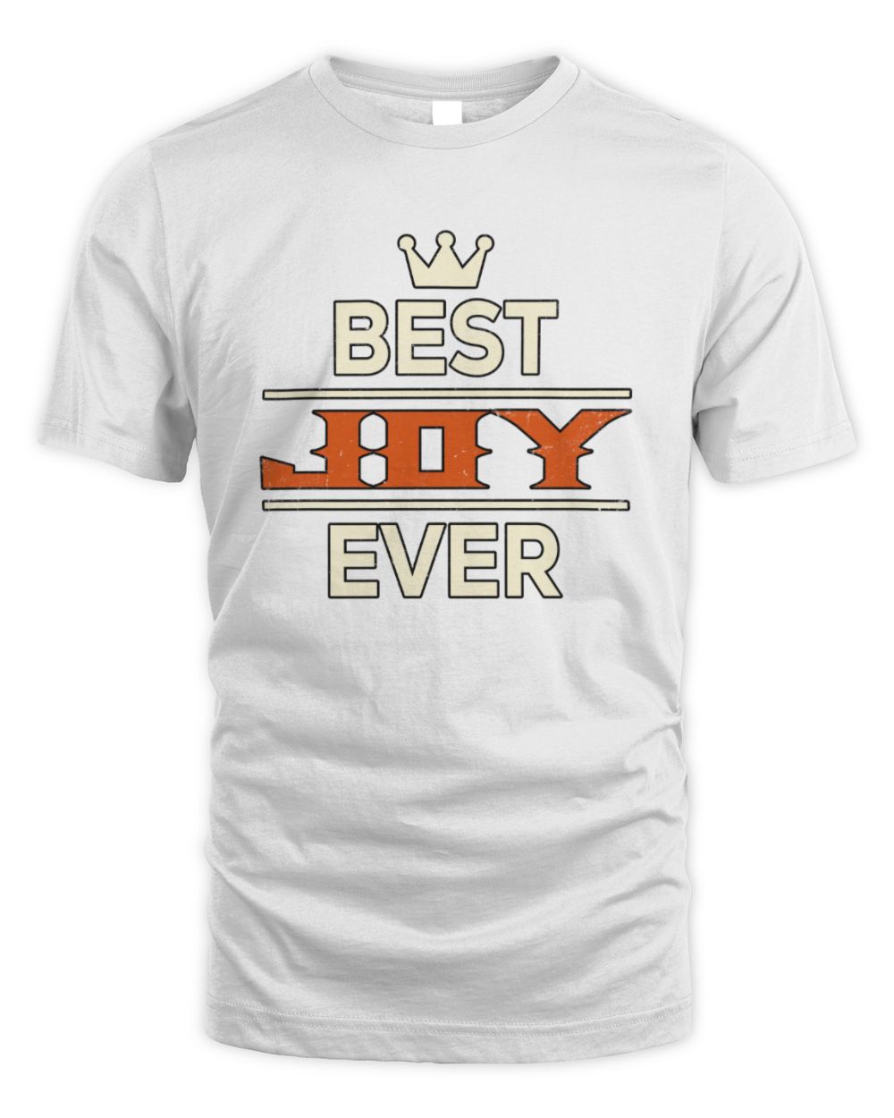 Best Your Name With Crown Shirt JOY M1-59 / Unisex Standard T-Shirt / white