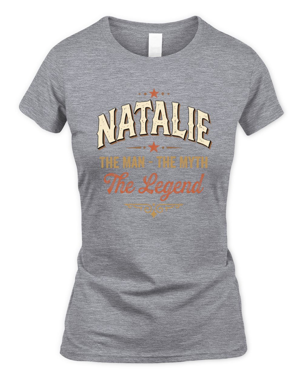 I'm Name I'm Not Rude I Just Have The Balls Funny T-Shirt NATALIE M1-77 / Women's Standard T-Shirt / sport grey