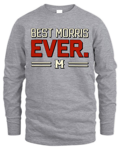 Best Your Name Ever Cool Shirt MORRIS M1-58 / Men's Long Sleeved T-Shirt / sport grey