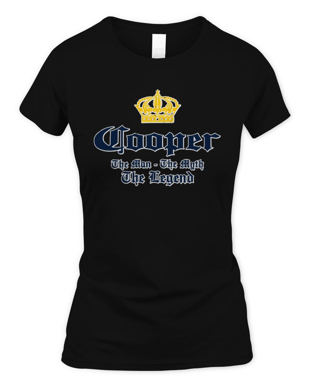 The Man The Myth The Legend Corona Beer T-Shirt COOPER M1-S83 / Women's Standard T-Shirt / black