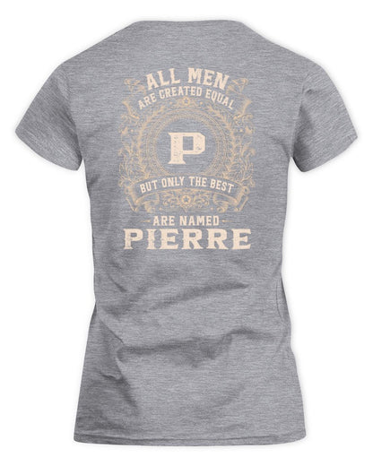 All Men Are Created Equal Cool Logo Shirt PIERRE M1-60 / Women's Standard T-Shirt / sport grey