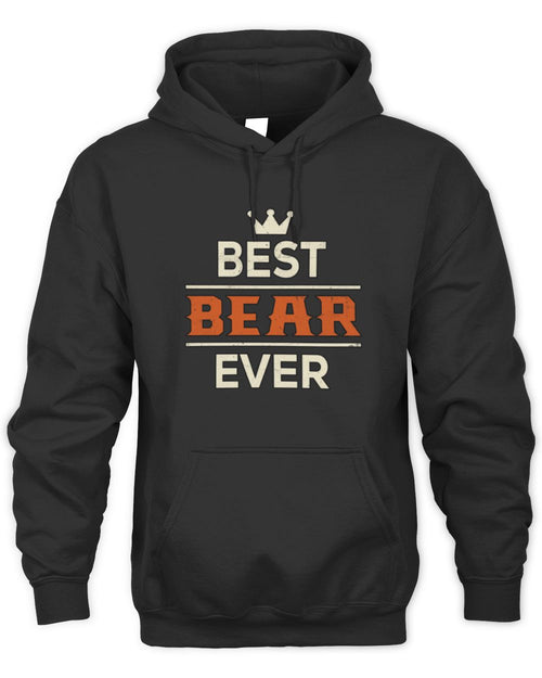Best Your Name With Crown Shirt BEAR M1-59 / Unisex Hoodie / black