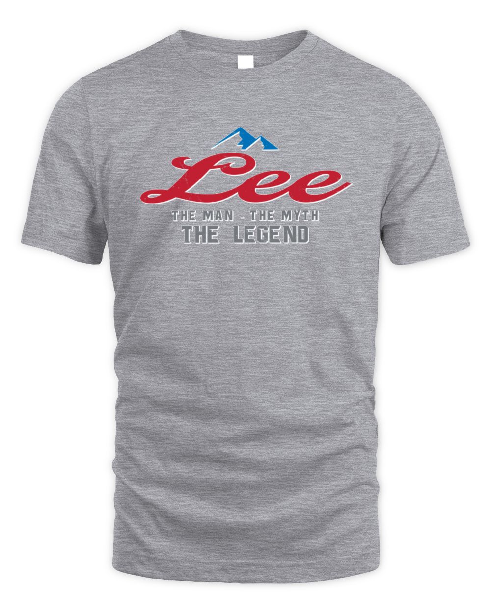 The Man The Myth The Legend Coors Light Beer T-Shirt LEE M1-S84 / Unisex Standard T-Shirt / sport grey