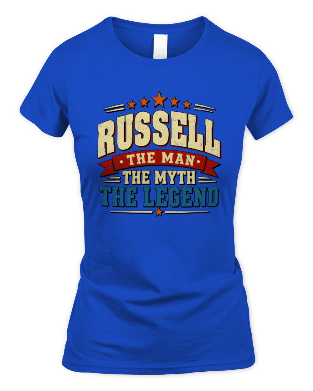 The Man The Myth The Legend Ribbon Vintage T-Shirt RUSSELL M1-56 / Women's Standard T-Shirt / royal