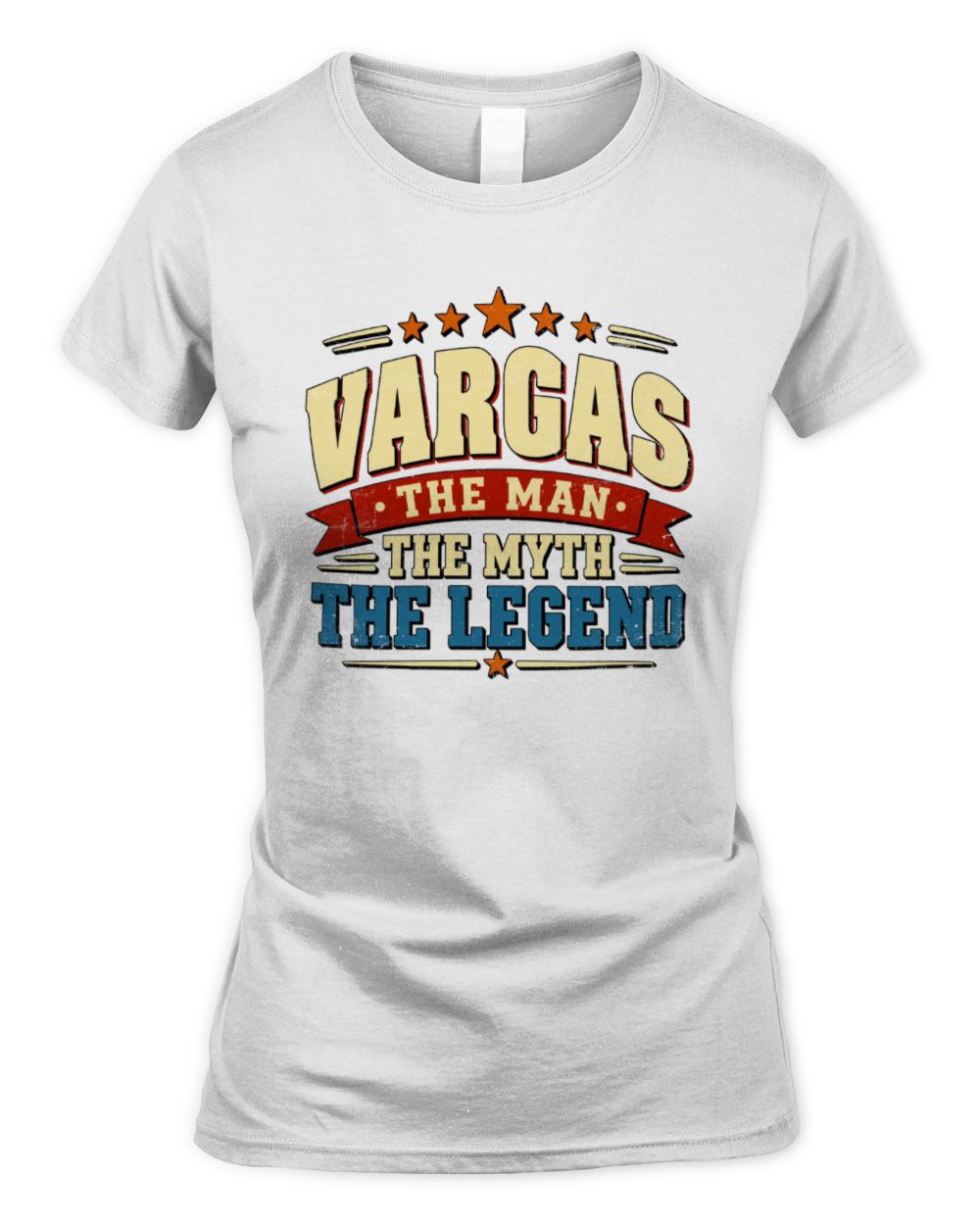 The Man The Myth The Legend Ribbon Vintage T-Shirt VARGAS M1-56 / Women's Standard T-Shirt / white