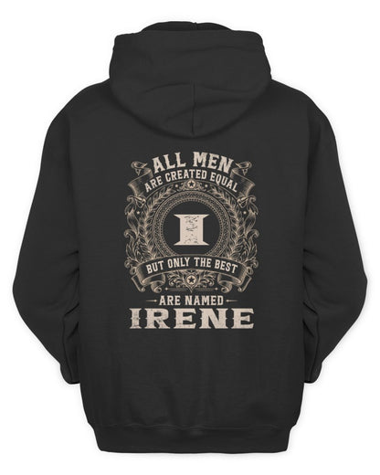 All Men Are Created Equal Cool Logo Shirt IRENE M1-60 / Unisex Hoodie / black