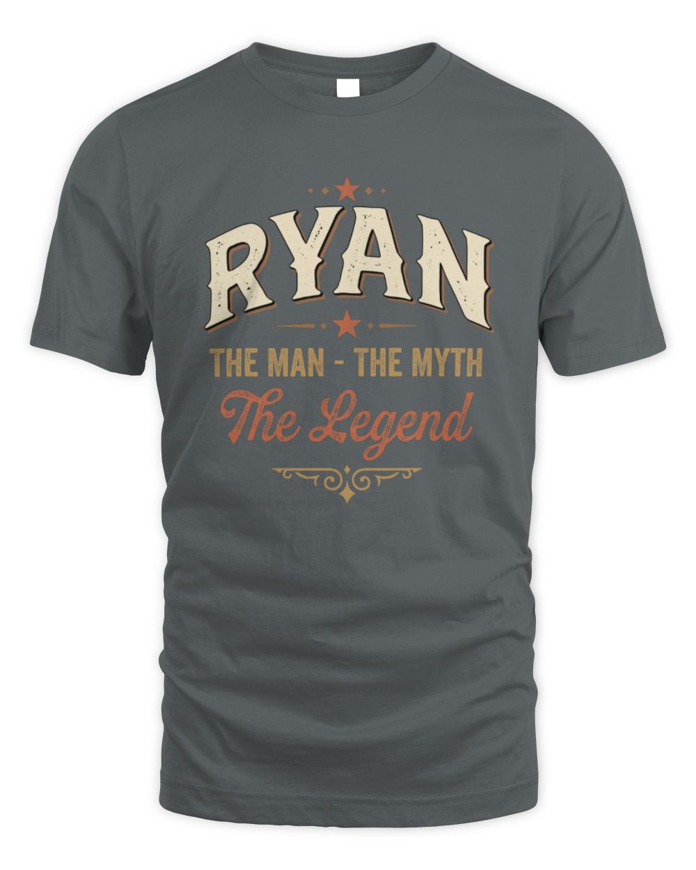I'm Name I'm Not Rude I Just Have The Balls Funny T-Shirt RYAN M1-77 / Unisex Standard T-Shirt / charcoal