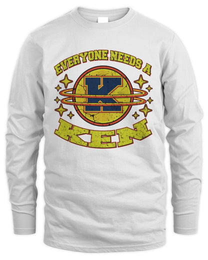 Everyone Needs a Your Name Shirt KEN M1-76 / Men's Long Sleeved T-Shirt / white