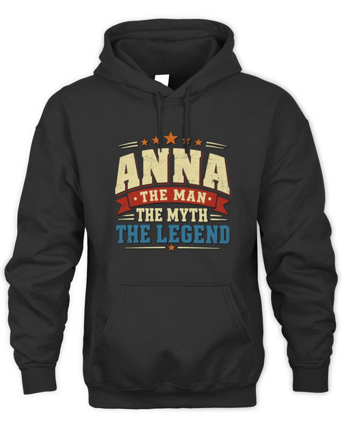 The Man The Myth The Legend Ribbon Vintage T-Shirt ANNA M1-56 / Unisex Hoodie / black