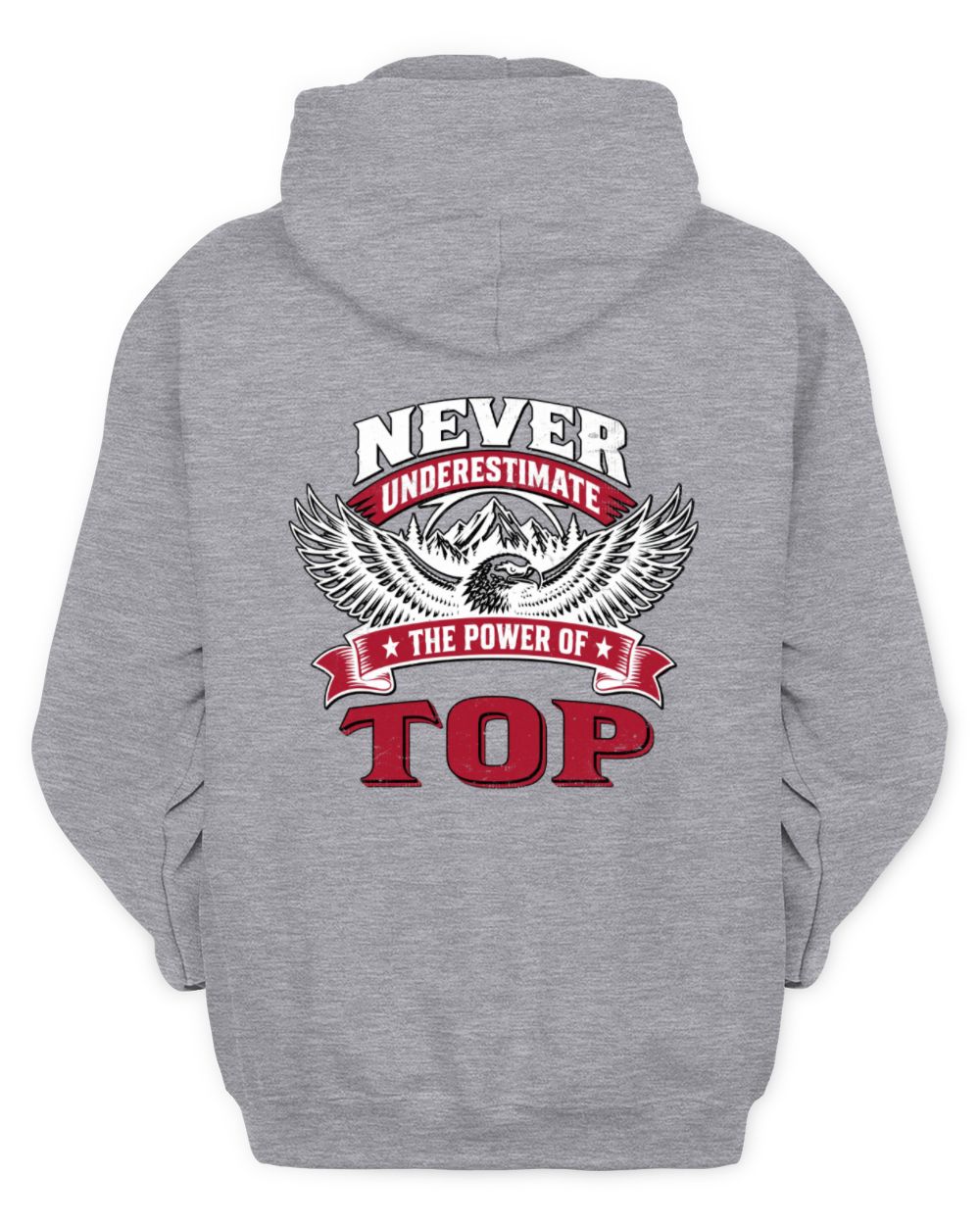 Never Underestimate Your Name Eagle Mountain Shirt TOP M1-61 / Unisex Hoodie / sport grey