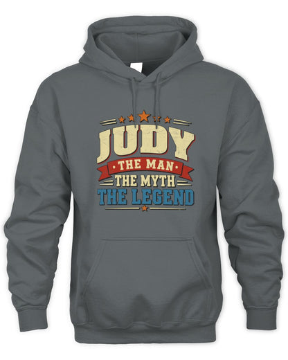 The Man The Myth The Legend Ribbon Vintage T-Shirt JUDY M1-56 / Unisex Hoodie / charcoal