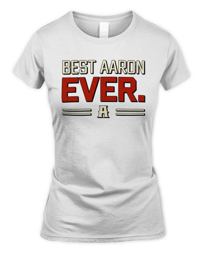Best Your Name Ever Cool Shirt AARON M1-58 / Women's Standard T-Shirt / white