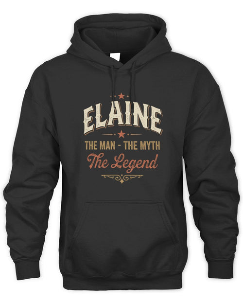 I'm Name I'm Not Rude I Just Have The Balls Funny T-Shirt ELAINE M1-77 / Unisex Hoodie / black