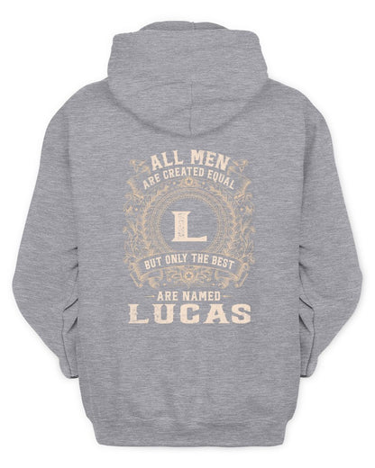 All Men Are Created Equal Cool Logo Shirt LUCAS M1-60 / Unisex Hoodie / sport grey