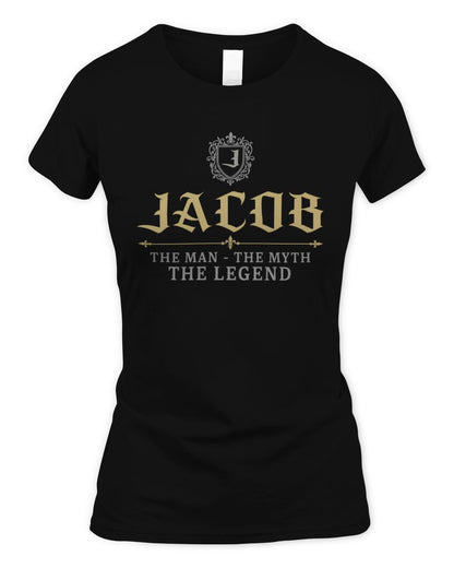 The Man The Myth The Legend Western Shirt JACOB M1-78 / Women's Standard T-Shirt / black