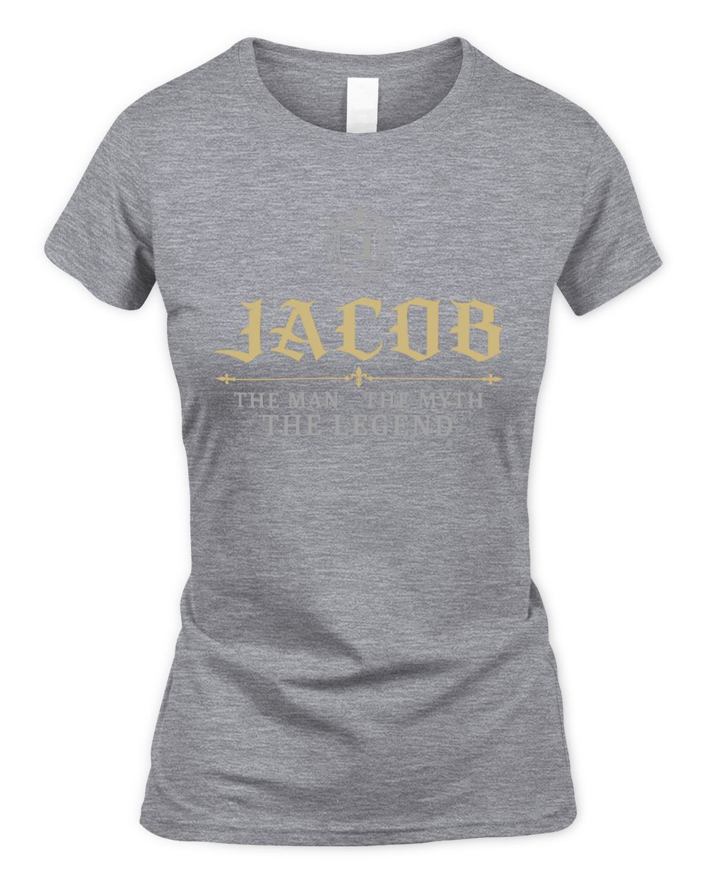 The Man The Myth The Legend Western Shirt JACOB M1-78 / Women's Standard T-Shirt / sport grey