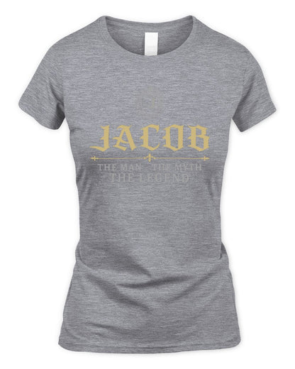 The Man The Myth The Legend Western Shirt JACOB M1-78 / Women's Standard T-Shirt / sport grey
