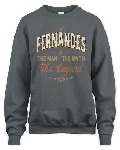 I'm Name I'm Not Rude I Just Have The Balls Funny T-Shirt FERNANDES M1-77 / Unisex Sweatshirt / charcoal