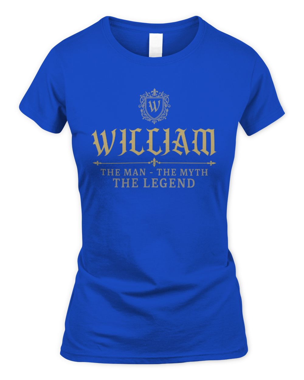 The Man The Myth The Legend Western Shirt WILLIAM M1-78 / Women's Standard T-Shirt / royal