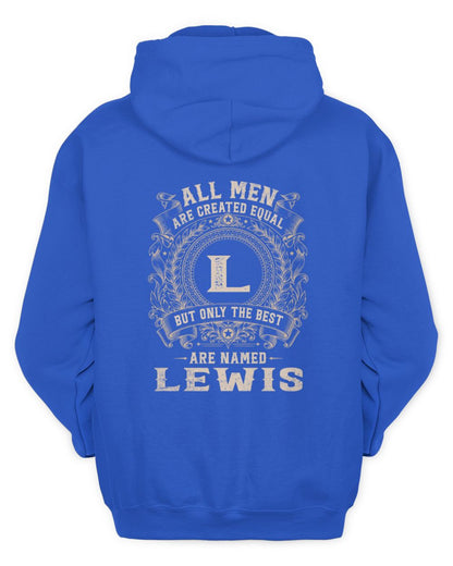 All Men Are Created Equal Cool Logo Shirt LEWIS M1-60 / Unisex Hoodie / royal