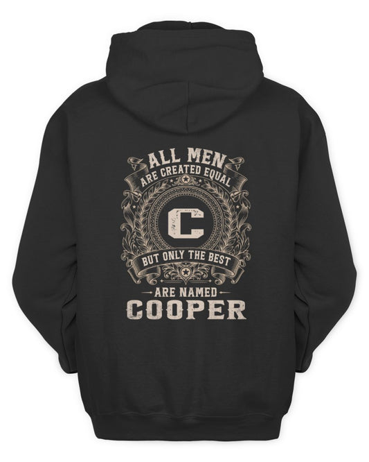 All Men Are Created Equal Cool Logo Shirt COOPER M1-60 / Unisex Hoodie / black