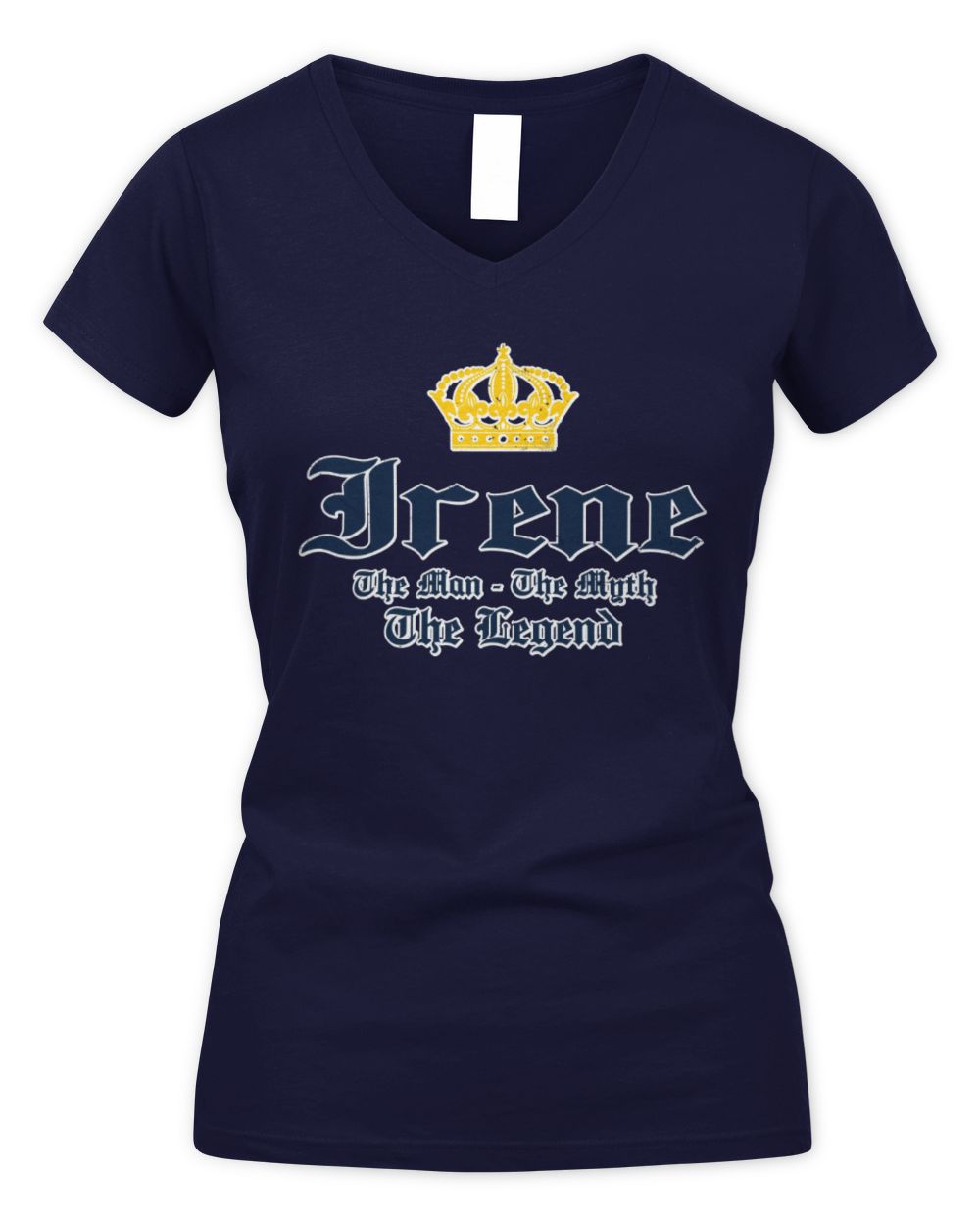 The Man The Myth The Legend Corona Beer T-Shirt IRENE M1-S83 / Women's V-Neck T-Shirt / navy