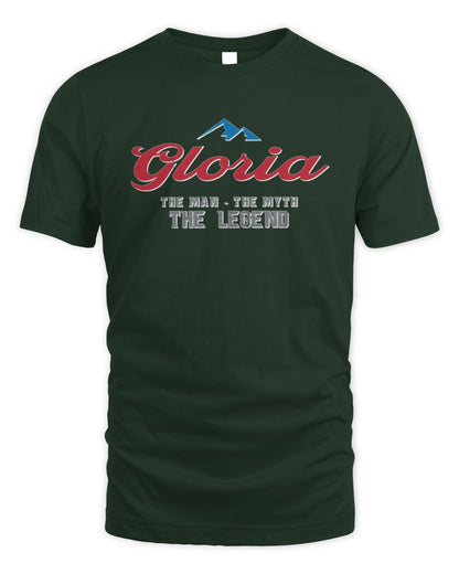 The Man The Myth The Legend Coors Light Beer T-Shirt GLORIA M1-S84 / Unisex Standard T-Shirt / forest green
