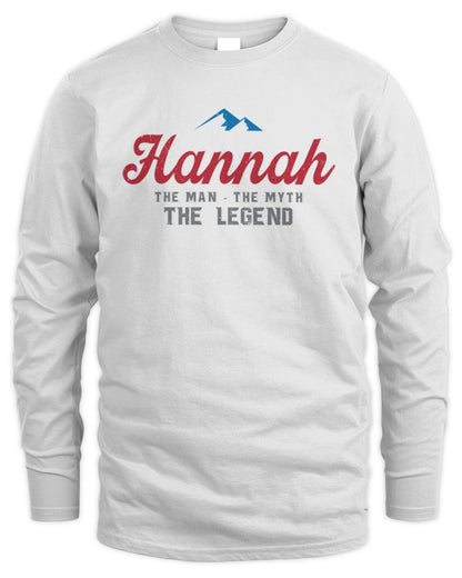 The Man The Myth The Legend Coors Light Beer T-Shirt HANNAH M1-S84 / Men's Long Sleeved T-Shirt / white