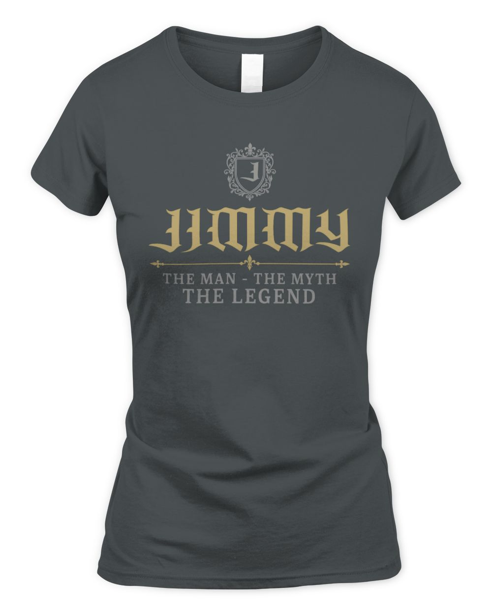 The Man The Myth The Legend Western Shirt JIMMY M1-78 / Women's Standard T-Shirt / charcoal