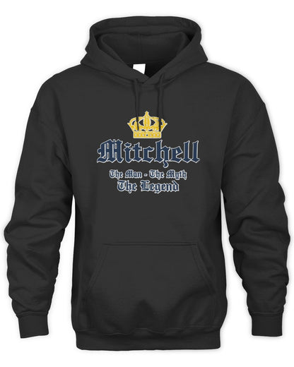 The Man The Myth The Legend Corona Beer T-Shirt MITCHELL M1-S83 / Unisex Hoodie / black