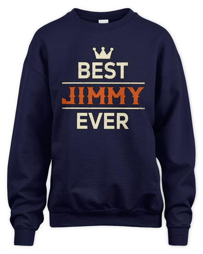 Best Your Name With Crown Shirt JIMMY M1-59 / Unisex Sweatshirt / navy