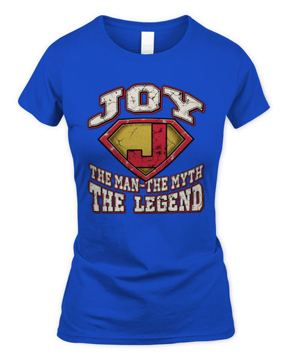 The Man The Myth The Legend Superman Graphic T-Shirt JOY M1-74 / Women's Standard T-Shirt / royal