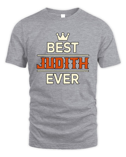 Best Your Name With Crown Shirt JUDITH M1-59 / Unisex Standard T-Shirt / sport grey