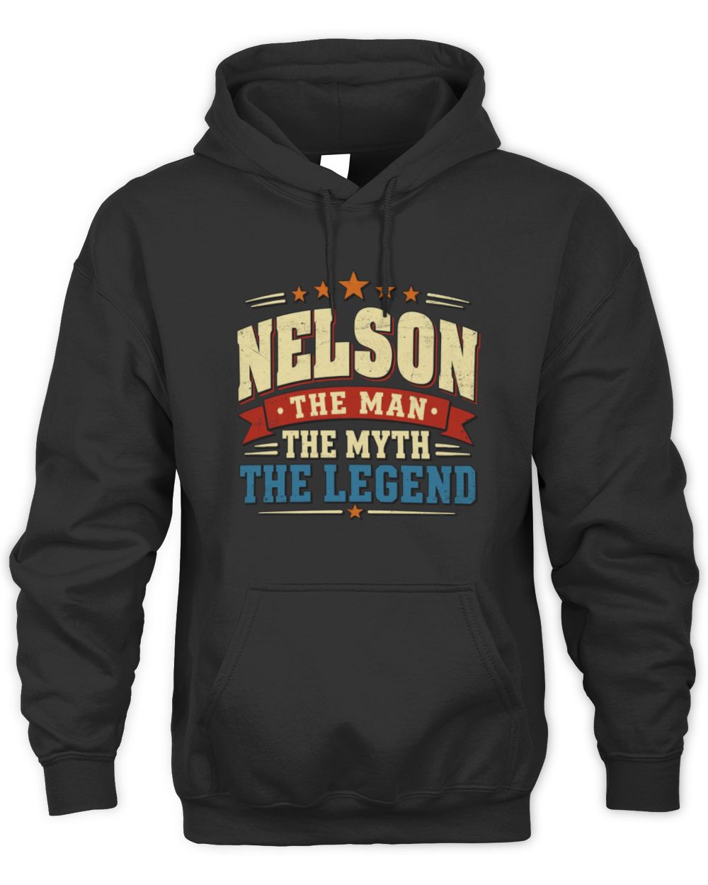 The Man The Myth The Legend Ribbon Vintage T-Shirt NELSON M1-56 / Unisex Hoodie / black